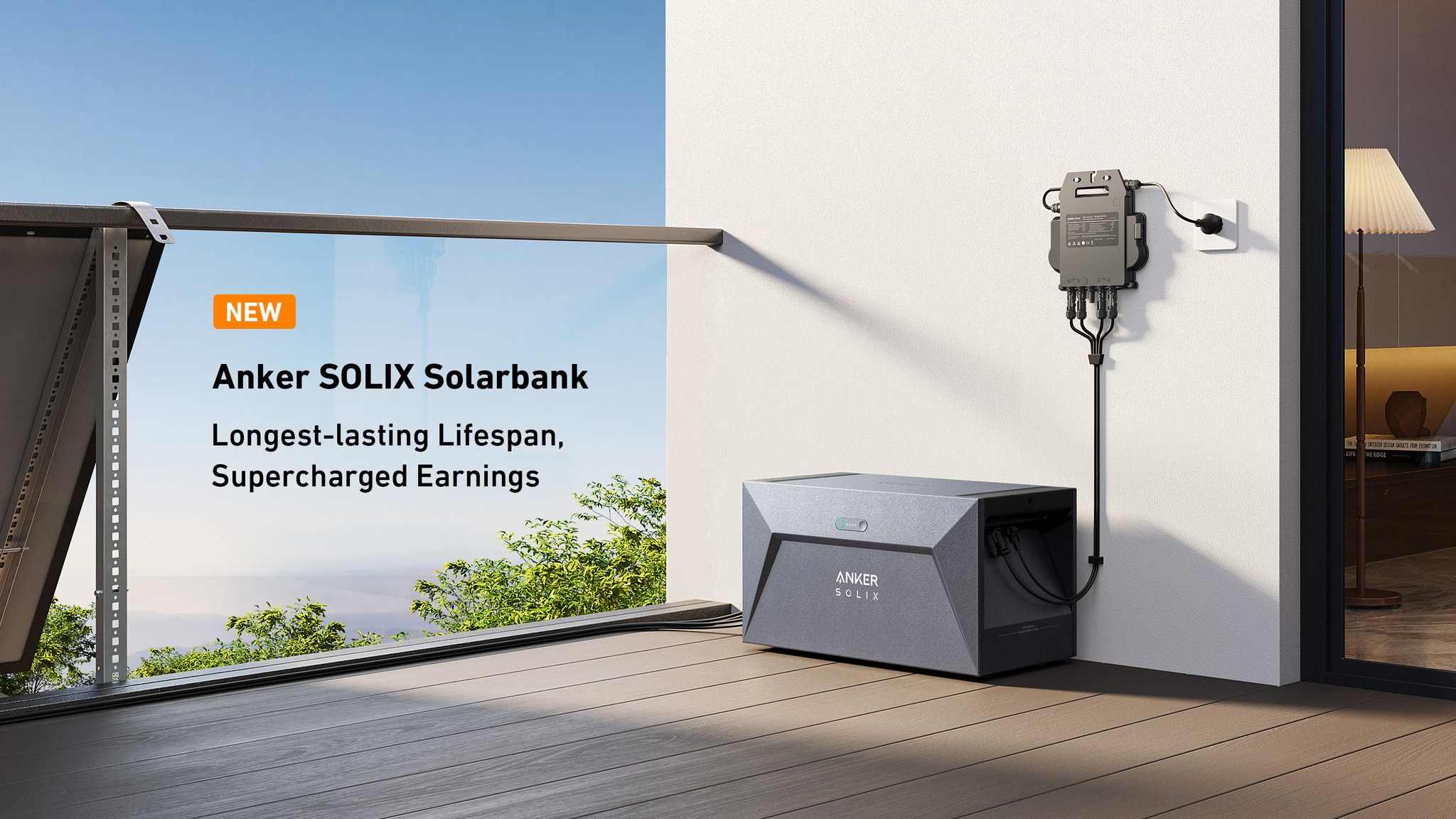 Batteria per balcone Anker Solarbank E1600 nel magazzino Europa